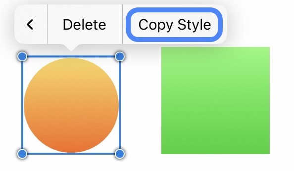 Copy & Paste Style - step 1