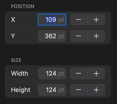 TextFields with Stepper