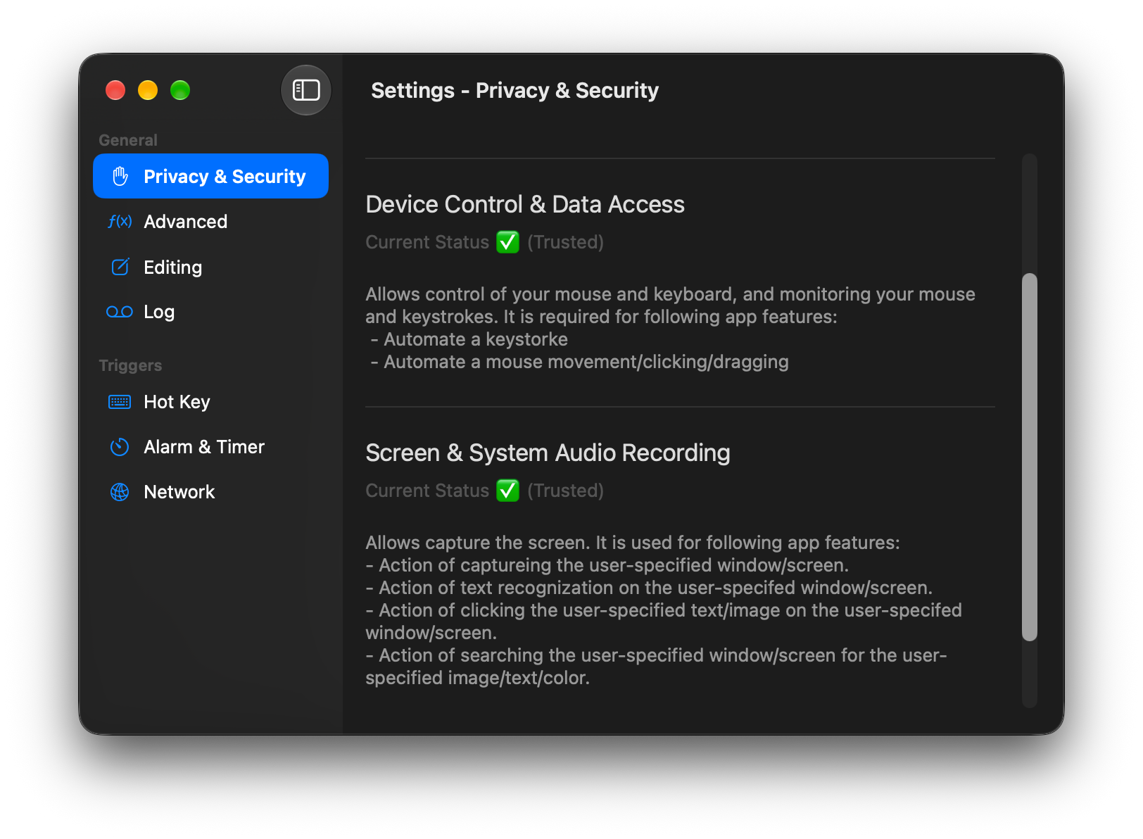 Privacy & Security