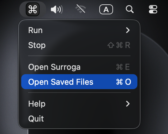 打开被保存的文件